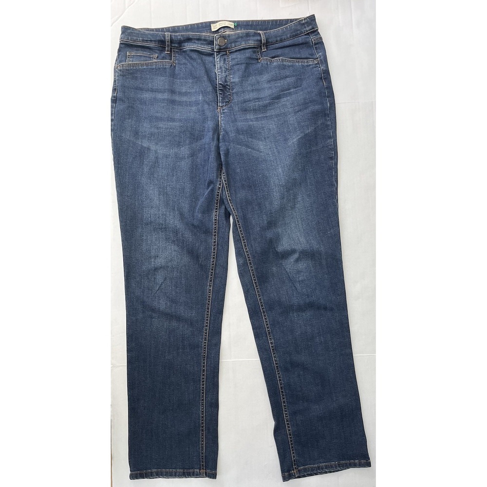 J. Jill Denim Size 18 Smooth Fit Straight Leg Medium Wash‎ Jeans Classic